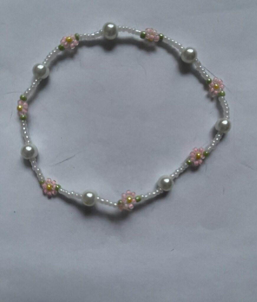 simple handmade beaded bracelet adjustable everyday jewelry