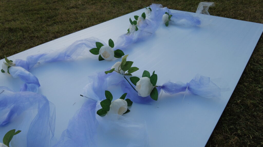 Handmade Floral Garland for Weddings & Special Occasions