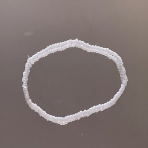 Pearl White Beaded Bracelet – Handmade Minimalist Jewellery