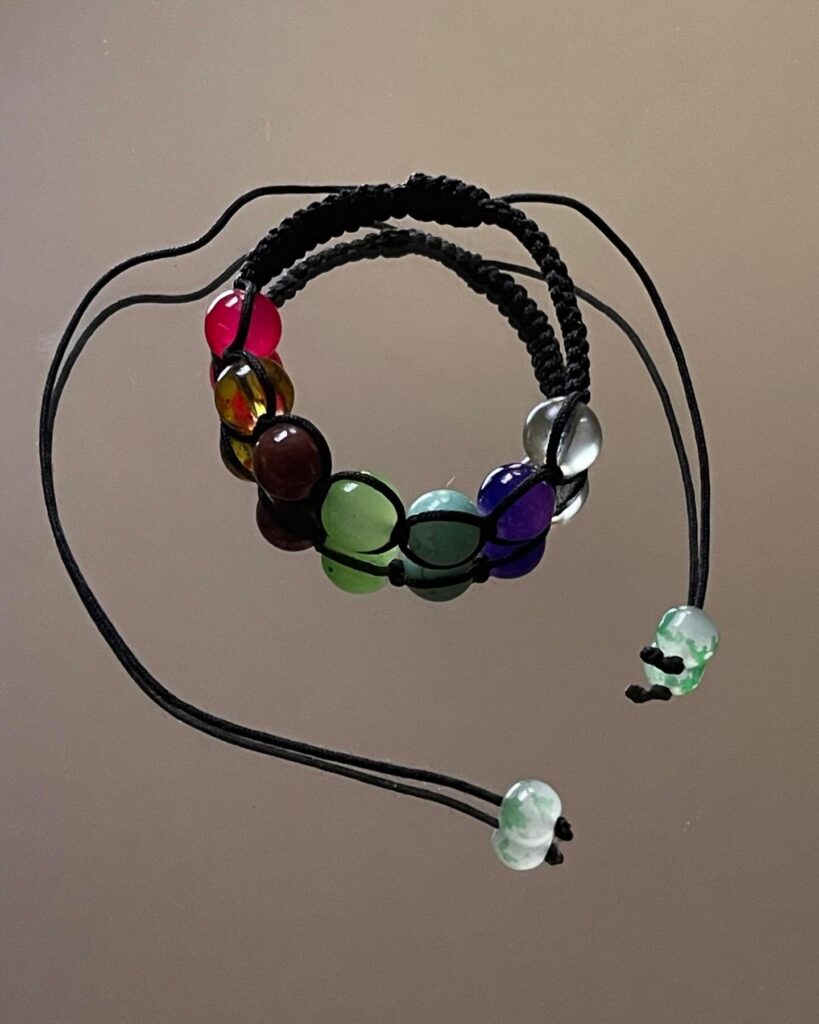 Rainbow Beaded Bracelet