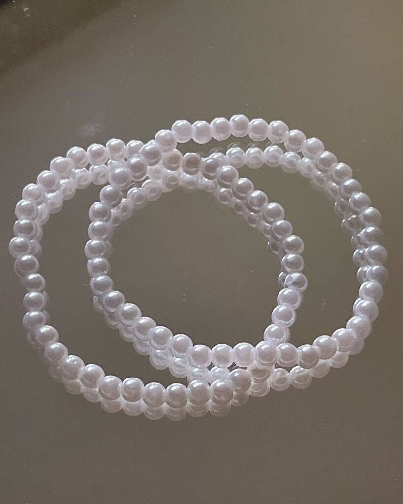 Soft Pink Pearl Beaded Bracelet