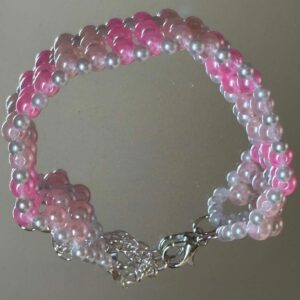 Pink & Blush Pearl Beaded Bracelet